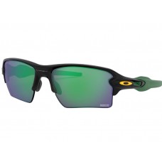 Oakley Green Bay Packers Flak® 2.0 XL sunglasses Matte Black frame Prizm Jade lens