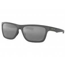 Oakley Holston sunglasses Matte Dark Grey frame Prizm Black Polarized lens