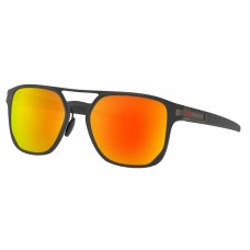 Oakley Latch™ Alpha sunglasses Matte Black frame Prizm Ruby Polarizd lens