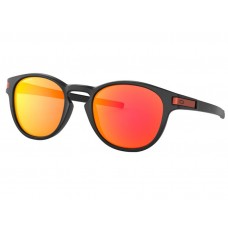 Oakley Latch™ (Asia Fit) sunglasses Matte Black frame Prizm Ruby lens