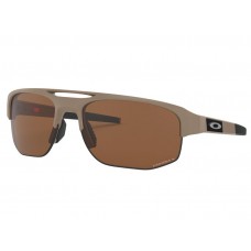 Oakley Mercenary sunglasses Terrain Tan frame Prizm Tungsten Polarized lens