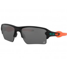 Oakley Miami Dolphins Flak® 2.0 XL sunglasses Matte Black frame Prizm Black lens