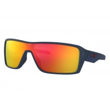 Oakley Ridgeline sunglasses Matte Translucent Blue frame Prizm Ruby lens