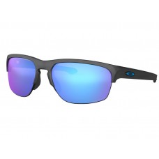 Oakley Sliver™ Edge sunglasses Steel frame Prizm Sapphire Polarized lens
