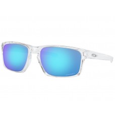 Oakley Sliver™ sunglasses Polished Clear frame Prizm Sapphire lens