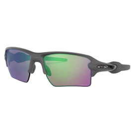 Oakley Flak™ 2.0 XL sunglasses Steel frame Prizm Road Jade lens