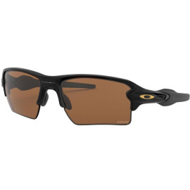 Oakley New Orleans Saints Flak® 2.0 XL sunglasses Matte Black frame Prizm Tungsten lens