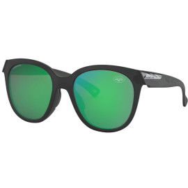 Oakley women New York Jets Low Key sunglasses Matte Black Ink frame Prizm Jade lens