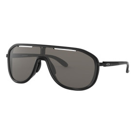 Oakley women Outpace sunglasses Black Ink frame Warm Grey lens