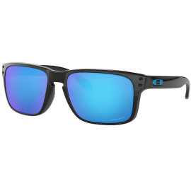 0akley Holbrook sunglasses Polished Black frame Prizm Sapphire lens