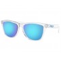 Oakley Frogskins (Asia Fit) sunglasses Crystal Clear frame Prizm Sapphire lens