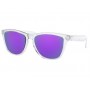 Oakley Frogskins (Asia Fit) sunglasses Polished Clear frame Prizm Violet lens