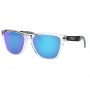 Oakley Frogskins™ Mix (Asia Fit) sunglasses Polished Clear frame Prizm Sapphire Polarized lens