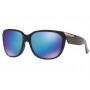 Oakley women Rev Up™ sunglasses Polished Black frame Prizm Sapphire Polarized lens