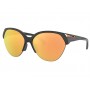 Oakley women Trailing Point sunglasses Matte Black frame Prizm Rose Gold Polarized lens
