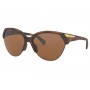 Oakley women Trailing Point sunglasses Matte Brown Tortoise frame Prizm Tungsten Polarized lens
